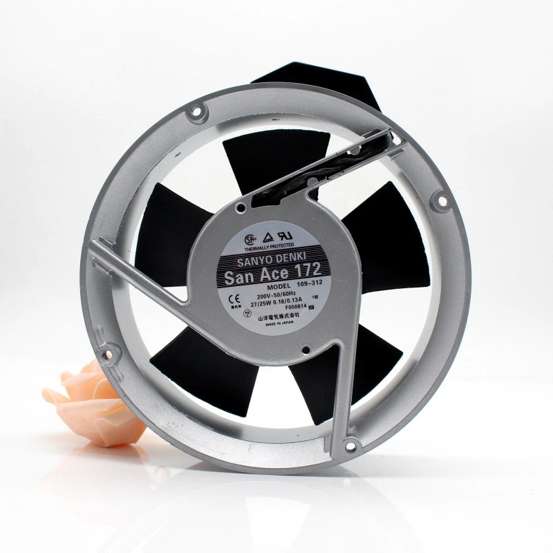 1PC SANYO SANACE172 109-312 200V Aluminum Frame Circular Cooling Fan