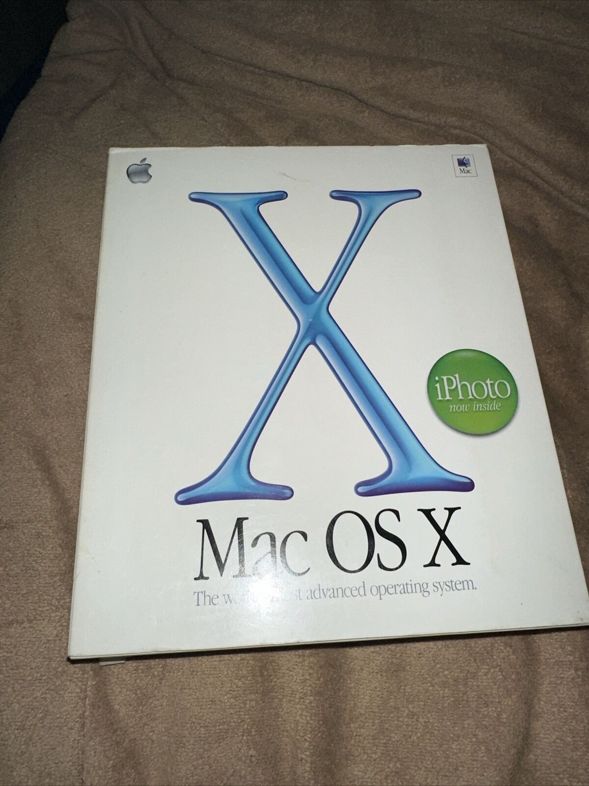 Apple Mac OS X 10.1.3 CD Retail Packaging Big Box Complete