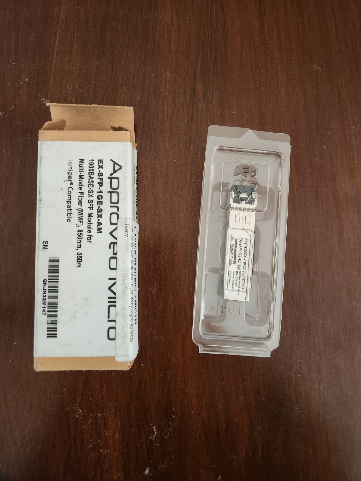 EX-SFP-1GE-SX-AM 1000Base-SX SFP Module for Multi-Mode Fiber Juniper Compatible