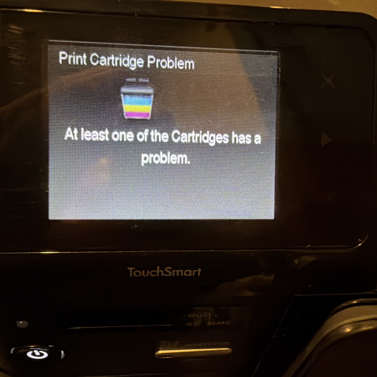 HP Photosmart D110a All-In-One Inkjet Printer See Error in Pic