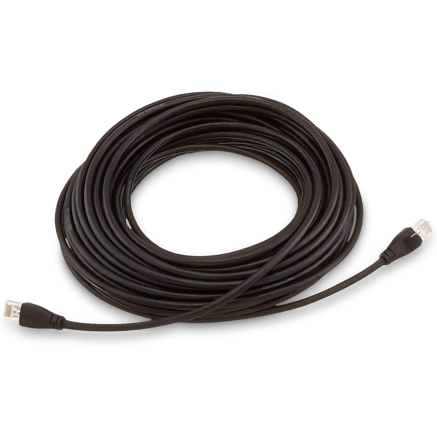Amazon Basics Cat 6 Gigabit Ethernet Patch Black Cable RJ45 1000Mhz Copper 50 Ft