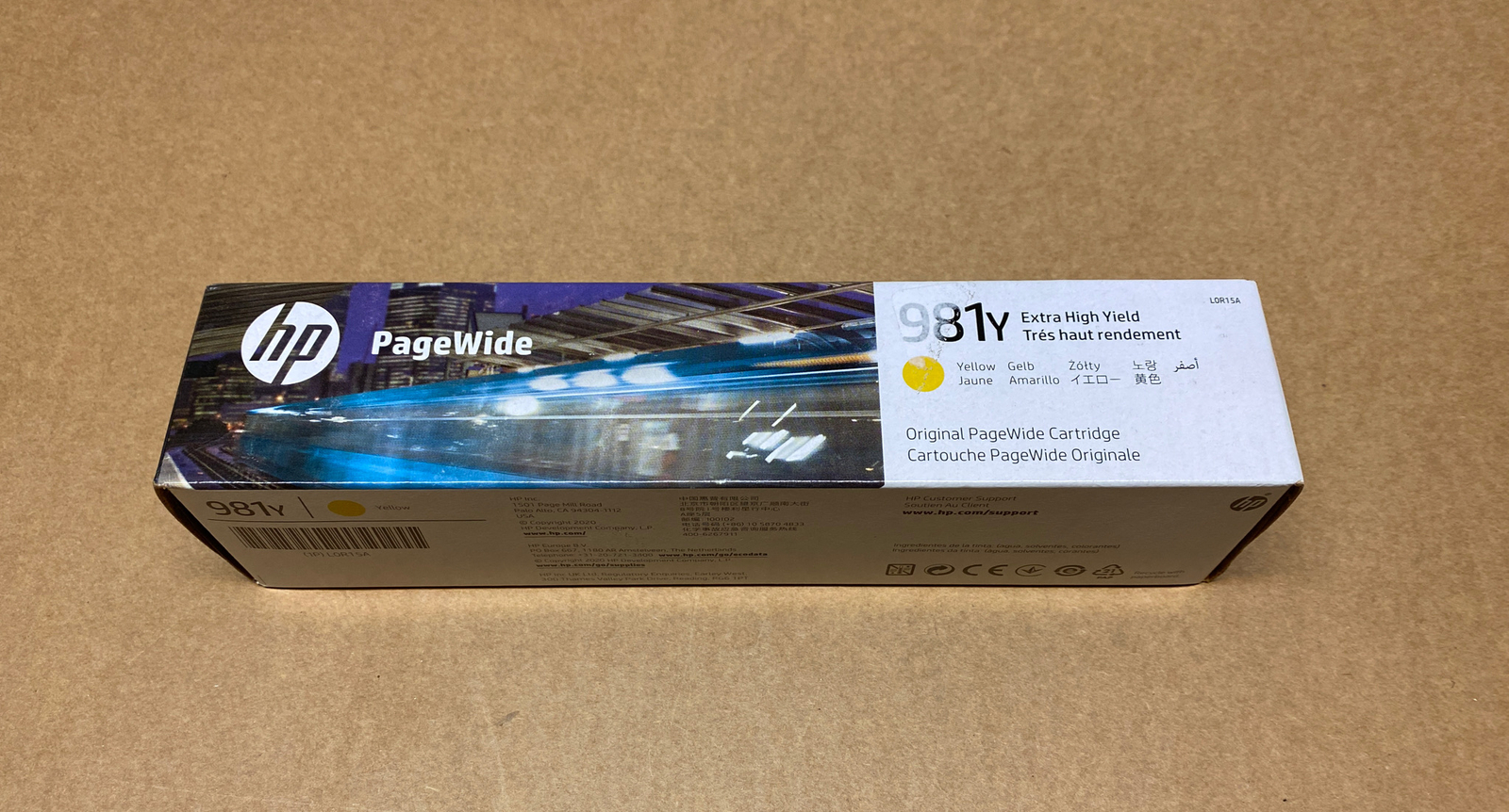 HP Genuine 981Y L0R15A Ex High Yield Yellow Ink for PageWide 556dn - 16000 Pgs
