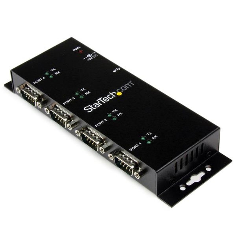 Startech Icusb2324I 4Pt Usb To Serial Rs232 Adapter Db9 Converter Cable