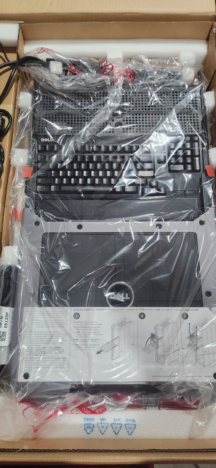 Dell 1u Rack Mount Kmm Kit Dp/N 0PDJCN