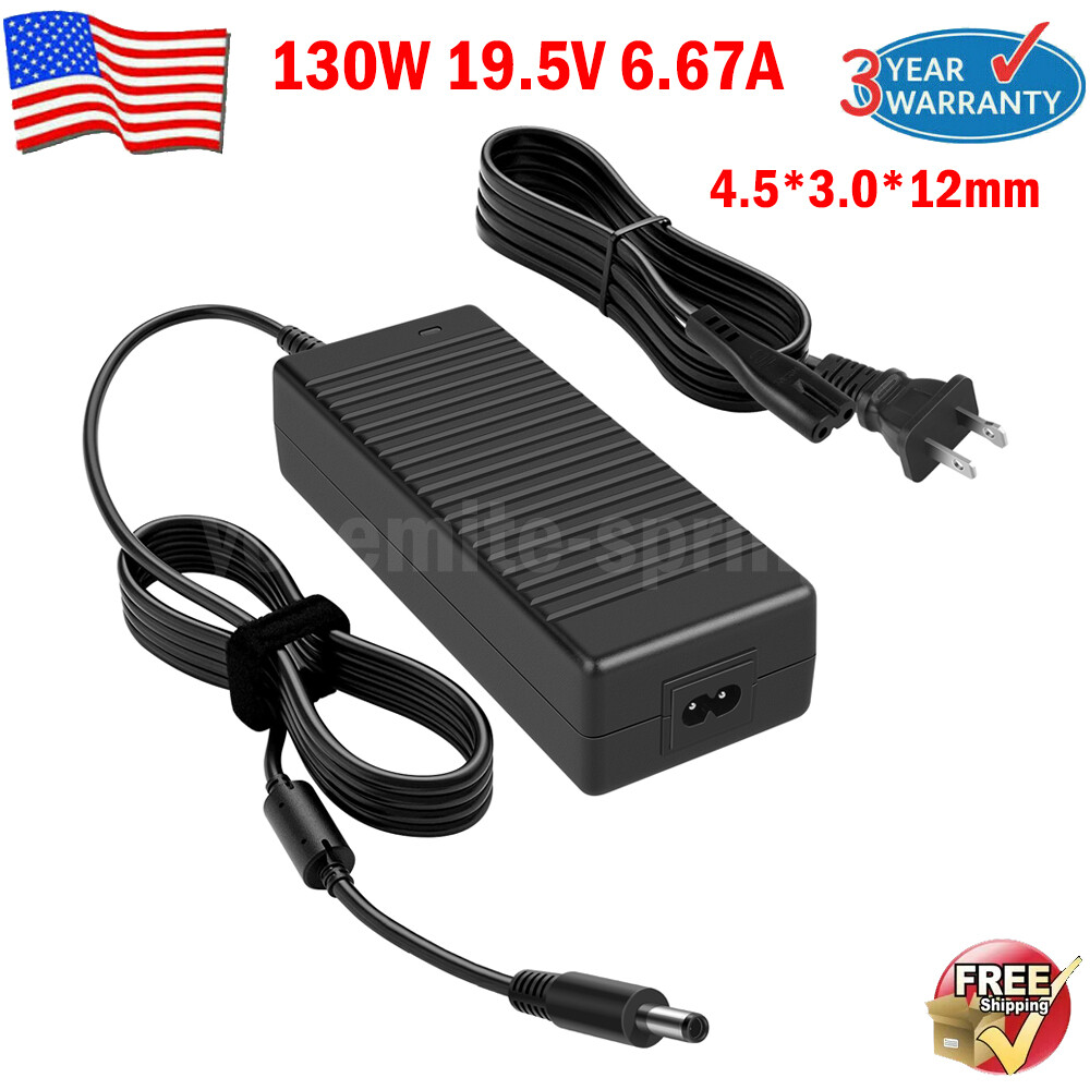 130W 19.5V 6.67A AC Adapter Charger For Dell XPS 15 7590 9560 9550 9575 9570 