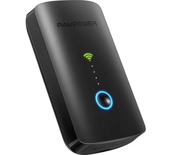 RAVPower FileHub Wireless Travel Router 6000mAh Power Bank Karten Leser RP-WD03