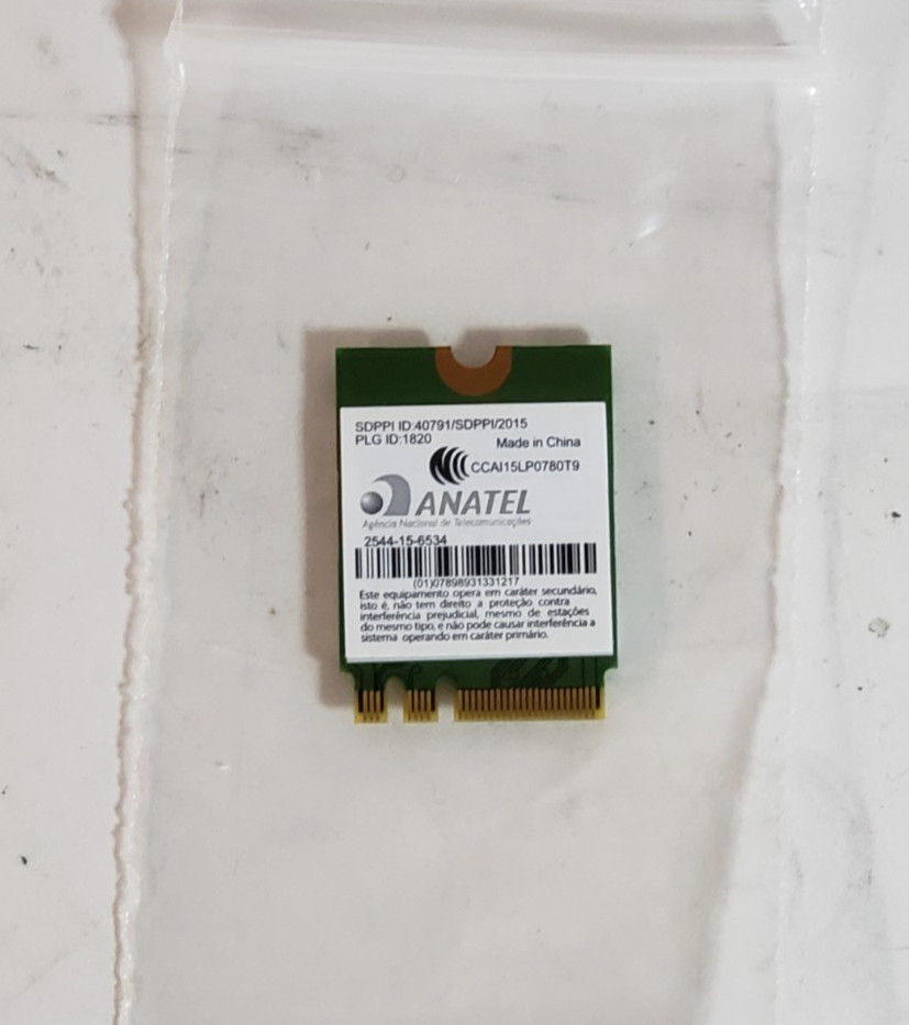Lot of 9  ANATEL : QCNFA344A Dual Wireless Qualcomm Atheros 2 Main 1 Aux