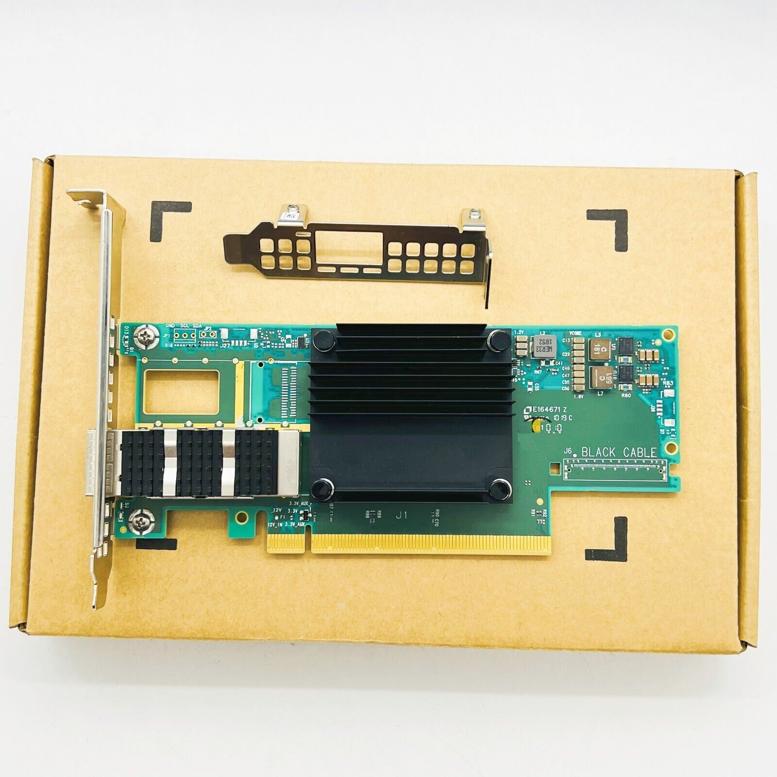 HPE P08356-001 100GB Infiniband QSFP56 PCIe x16 Adapter P06250-B21 CX653106A