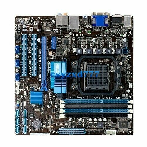 ASUS M5A78L-M/USB3 Socket AM3+ AMD 760G DDR3 uATX USB3.0 HDMI SATA3 Motherboard