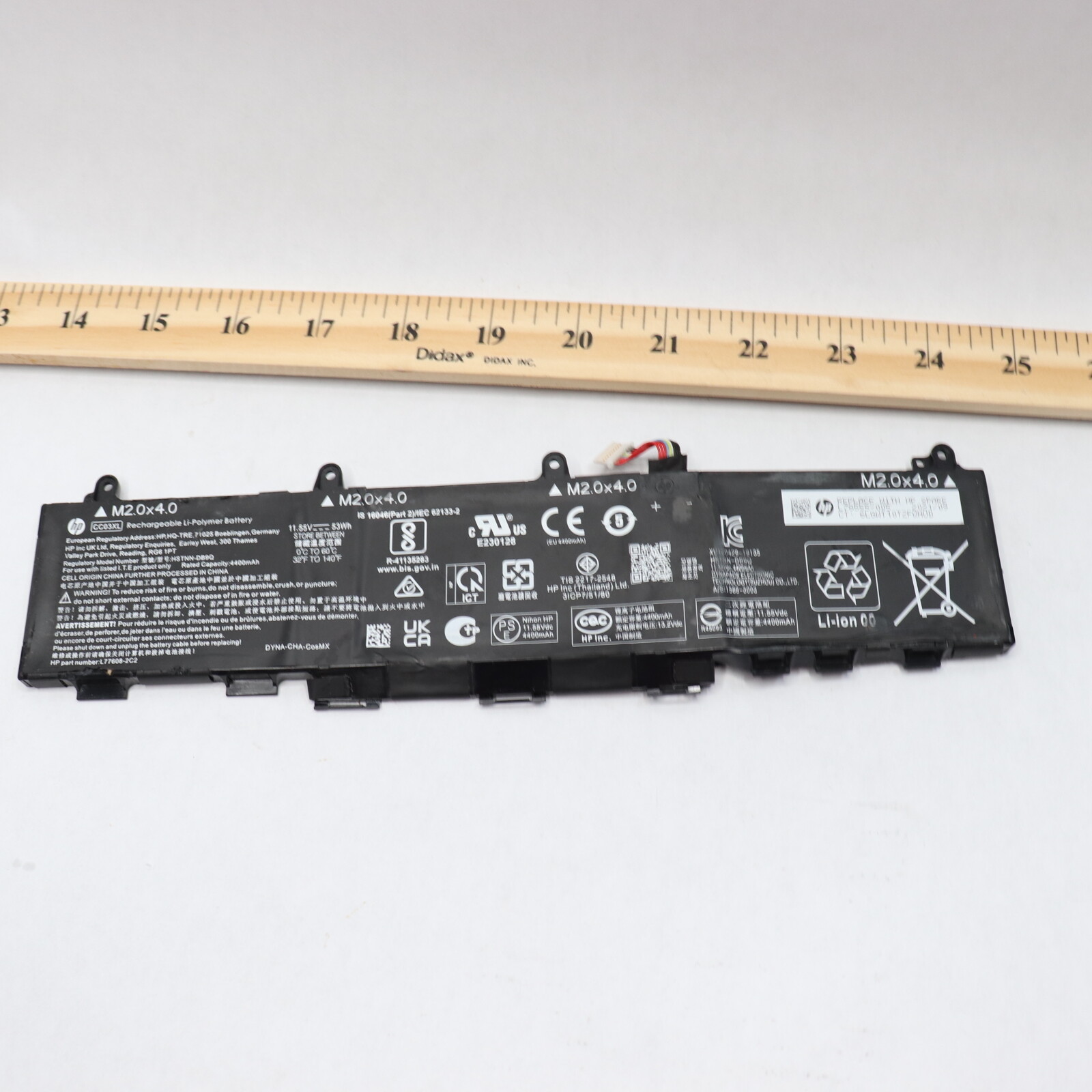 Replacement Dell Latitude Battery 3 Cell 53W 11.55V L78555-005