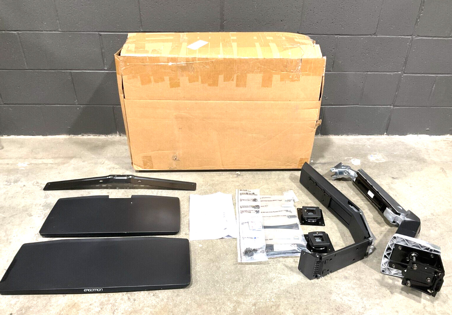 Ergotron WorkFit-A Dual Sit-Stand Workstation with Worksurface 24-316-026