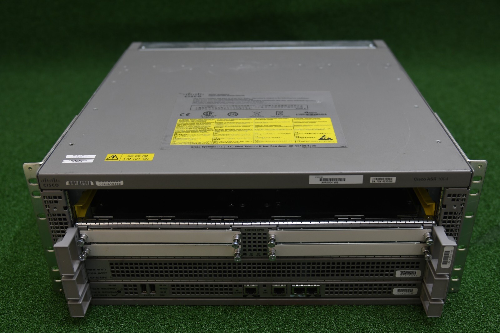 CISCO ASR1004 Chassis w/ASR1000-RP1 ASR1000 Series Route Processor - 1YrWty