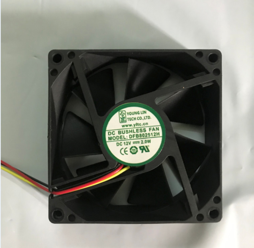 1PCS Inverter Cooling Fan DFB802512H 8025 12V 2.0W 