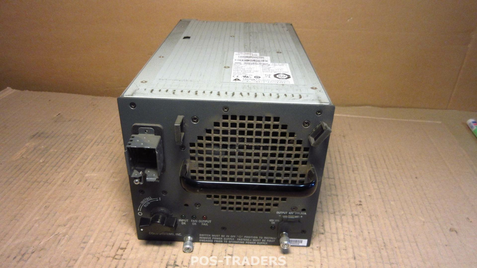 Cisco WS-CAC-3000W Catalyst 6500 3000W AC Power Supply FROM CISCO WS-C6509-E