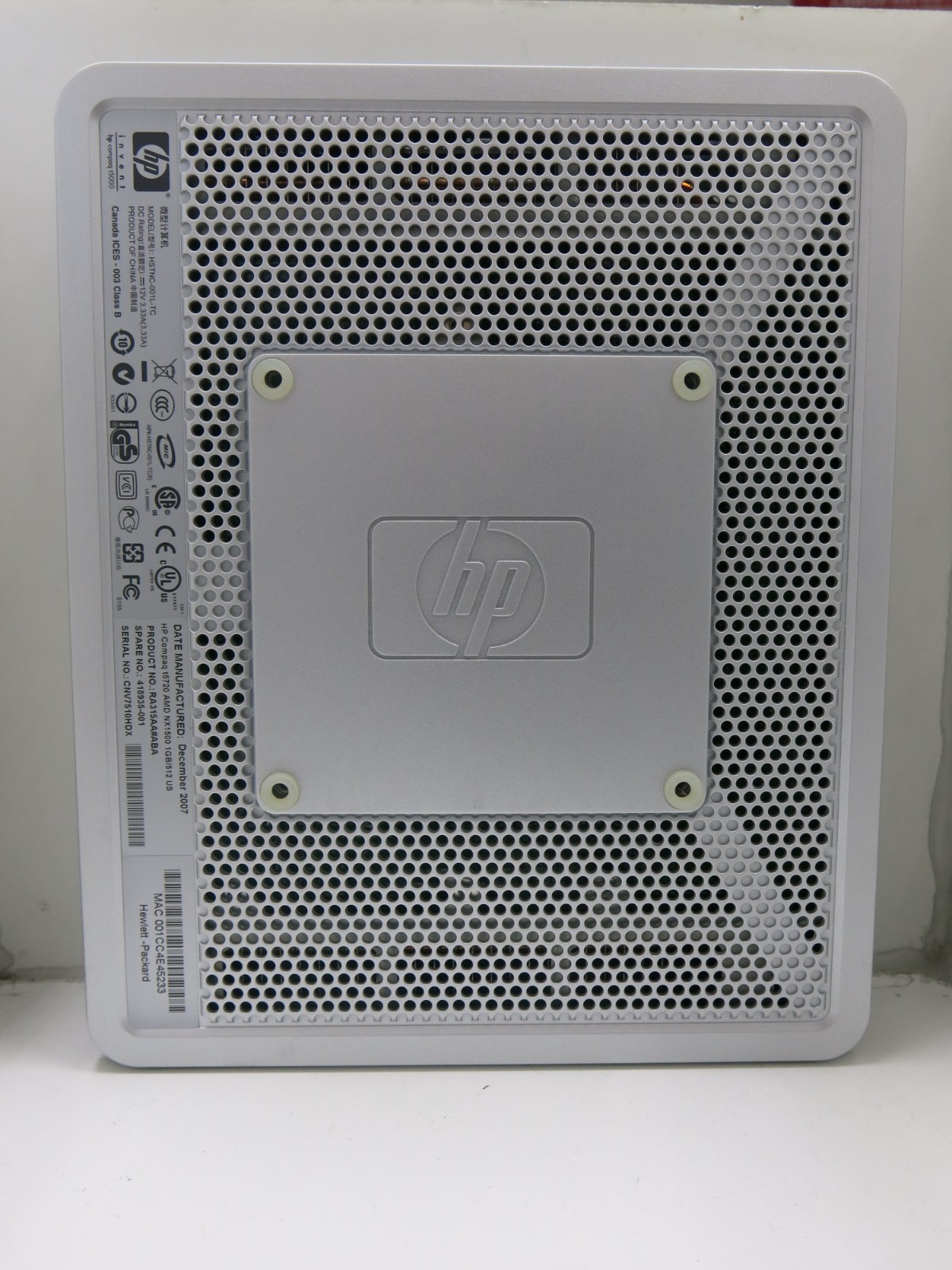 Genuine HP Compaq t5720 Thin Client AMD Geode NX-1500 /Athlon 1GHz 1GB 512MB RAM