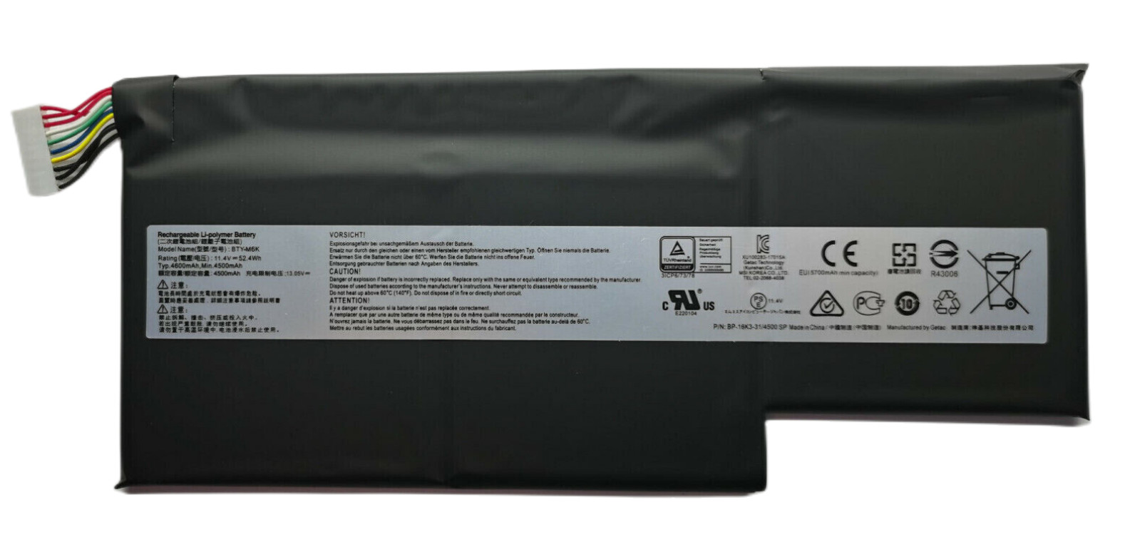 ✅Genuine BTY-M6K Battery For MSI GF63 Thin 8RD 8RC 9SC GF75 Thin 3RD 8RC 8RD 9SC