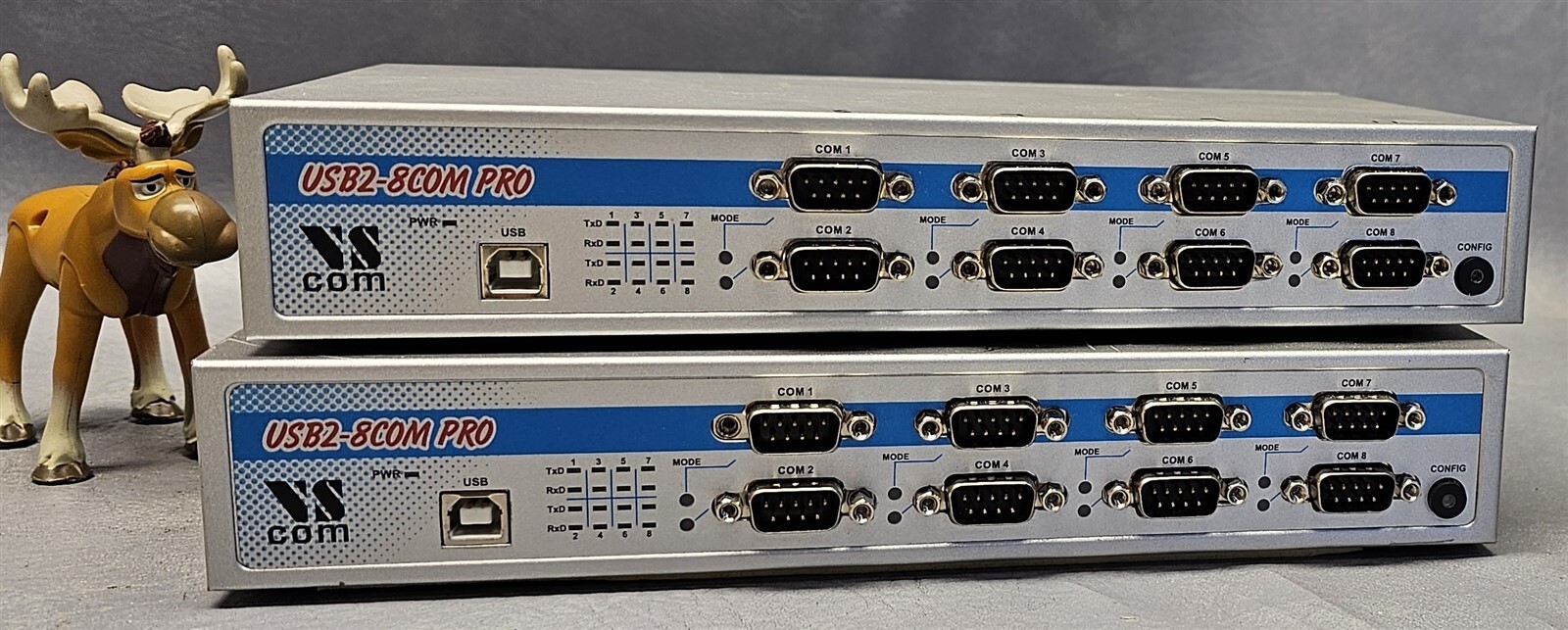 VScom USB-8COM-PRO USB to 8x RS232/422/485 ports - Lot of 2