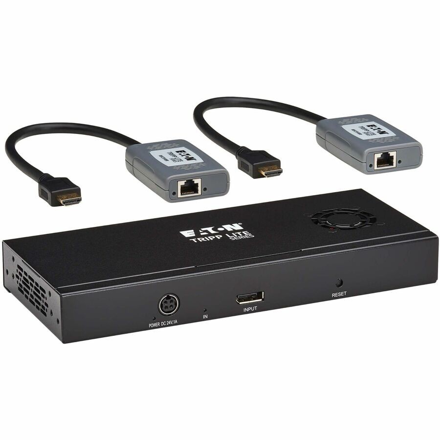 Tripp Lite 2-Port DisplayPort to HDMI Splitter/Extender Kit over Cat6