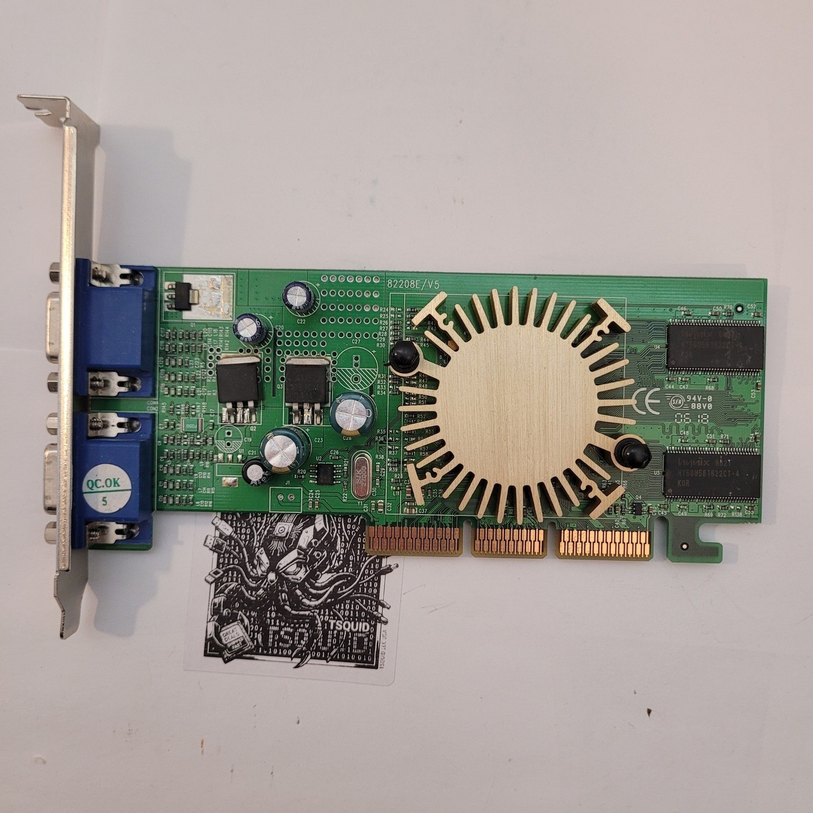 NVIDIA Jaton GeForce4 MX 4000 Graphics Card AGP 128MB Dual VGA MX4000Twin