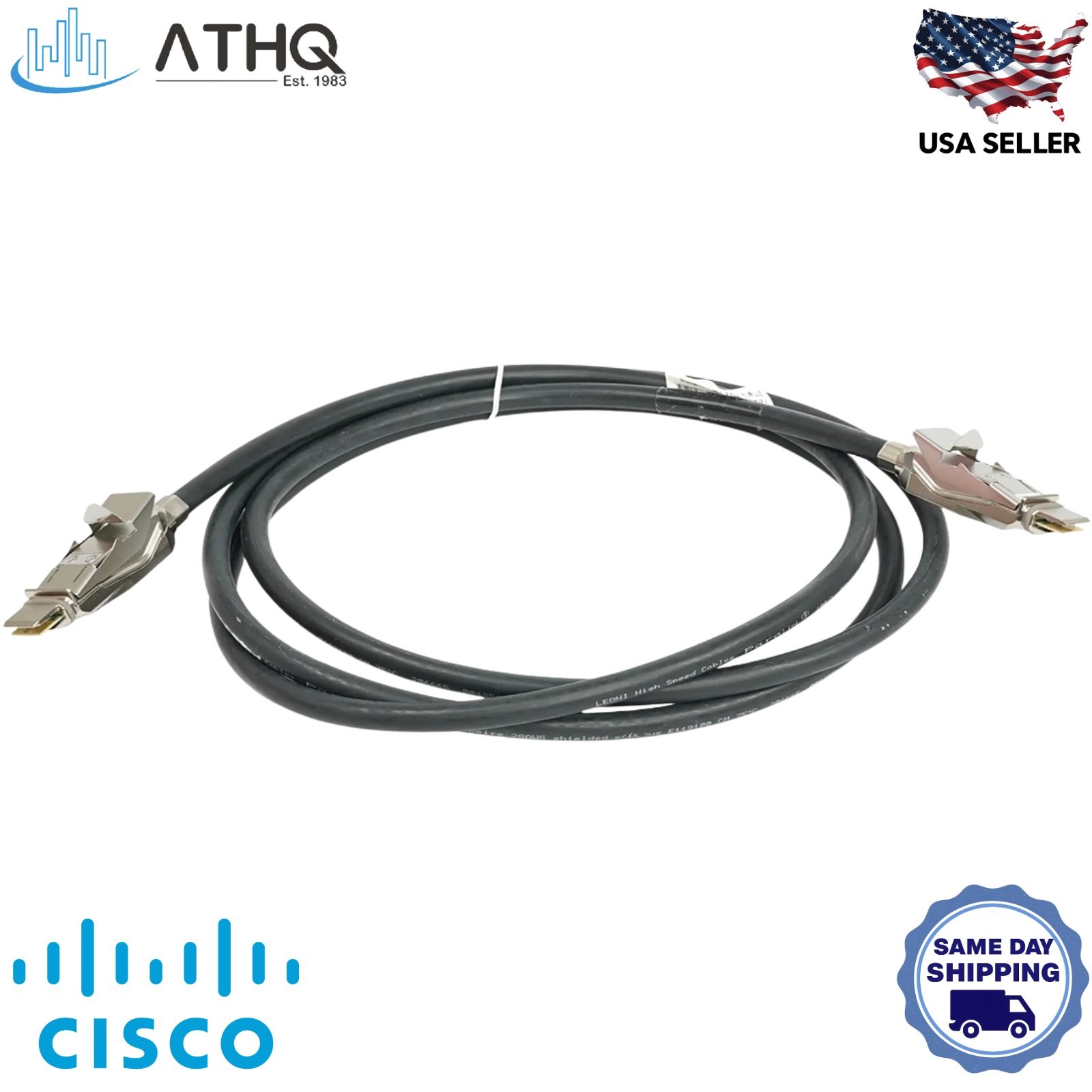Cisco STACK-T3A-1M 1M Type 3A Stacking Cable for Catalyst 9300L 9300LM Refresh
