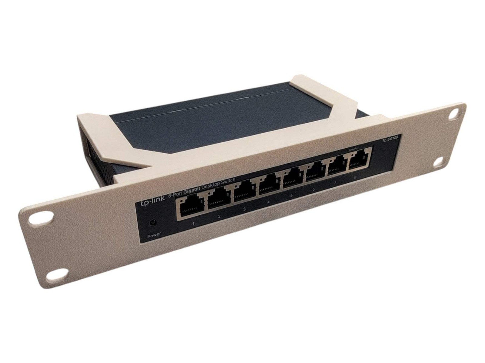 10 inch 1U Network Rack Mount TP-Link LS108GP 8 Port PoE Gigabit Ethernet Switch