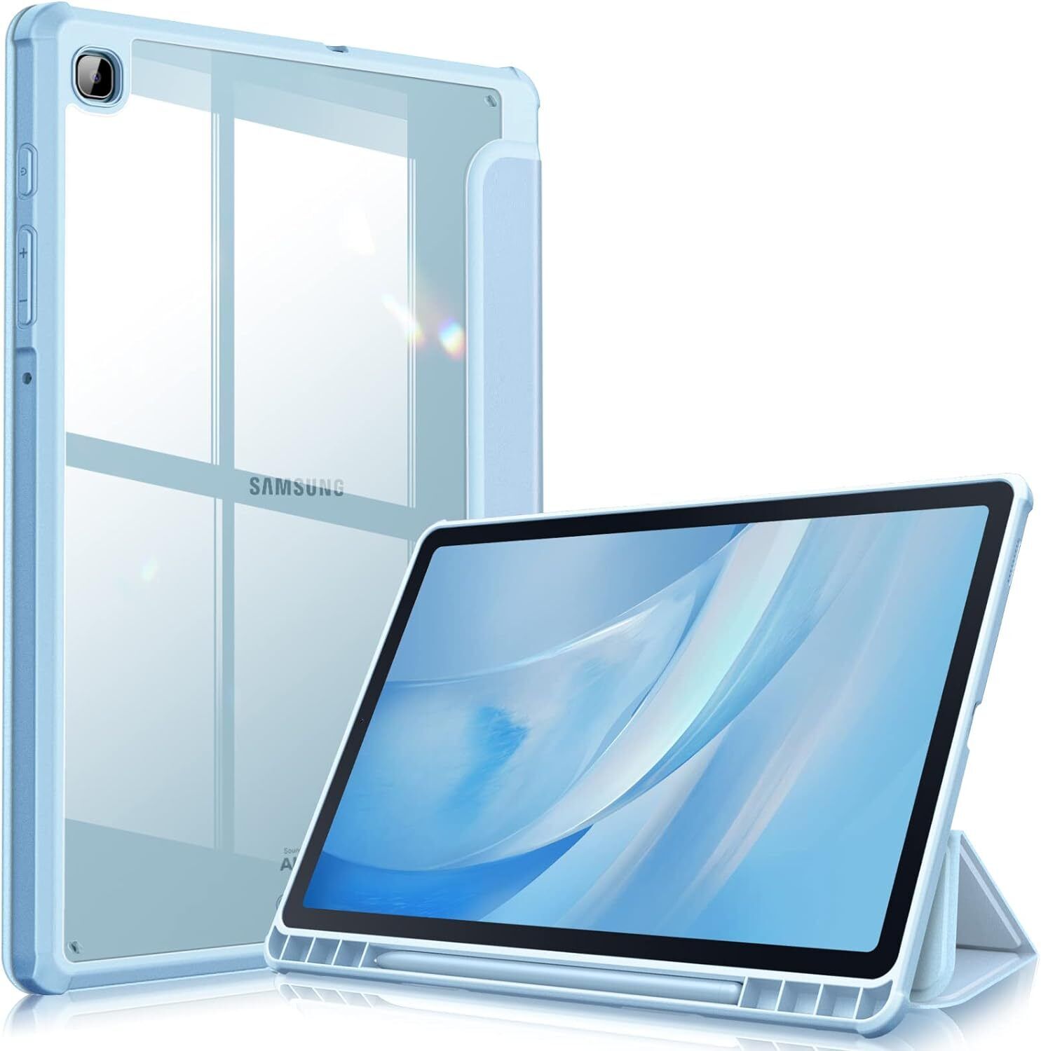 Hybrid Slim Case for Samsung Galaxy Tab S6 Lite 10.4 2022/2020 Shockproof Cover