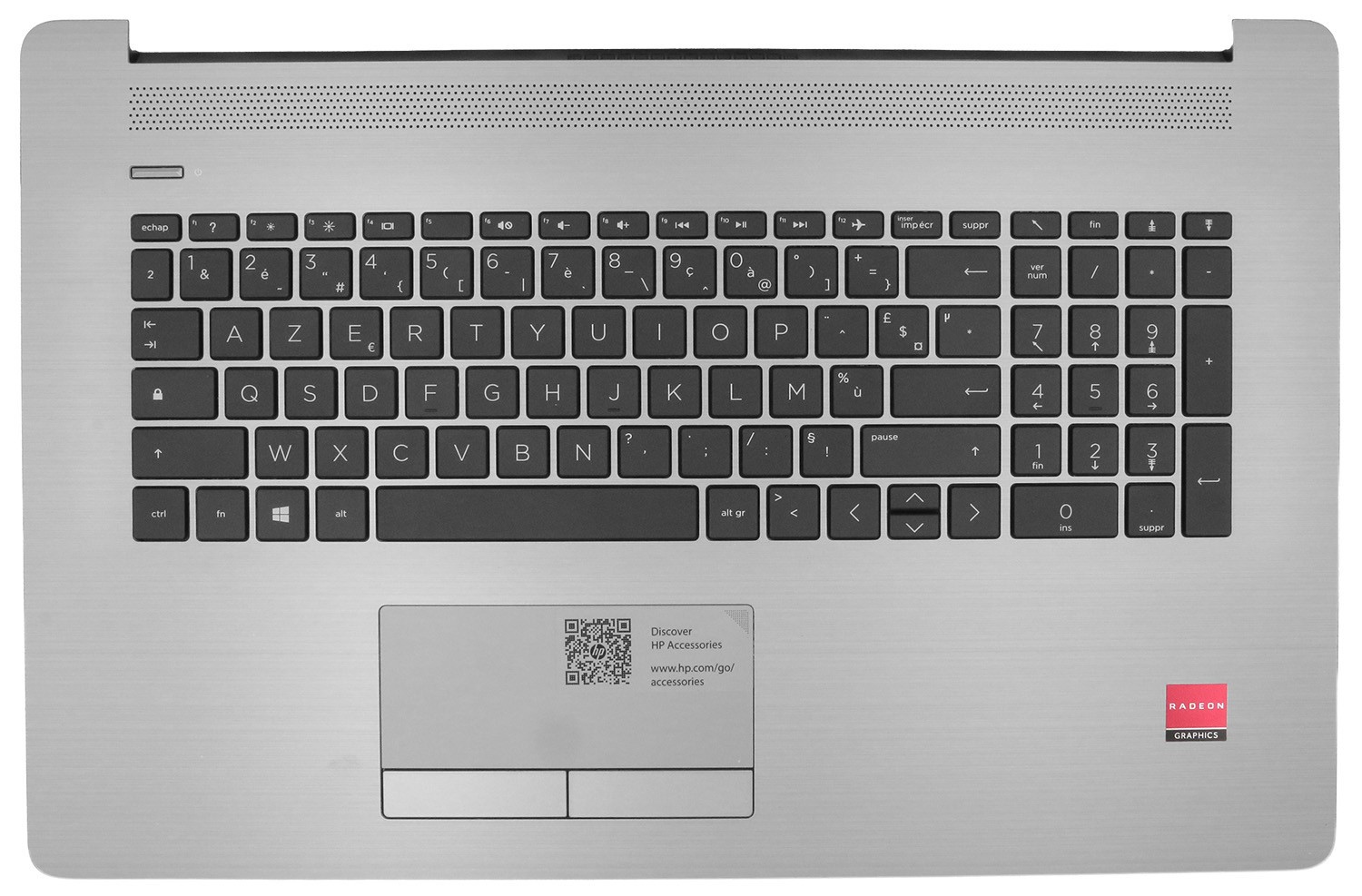 Original FRENCH Keyboard w/ Cover Palmrest for HP Probook 470 G7 L91025-071