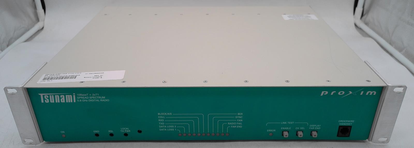 PROXIM WIRELESS 31145-41A10 TSUNAMI DIGITAL RADIO WIRELESS ETHERNET BRIDGE