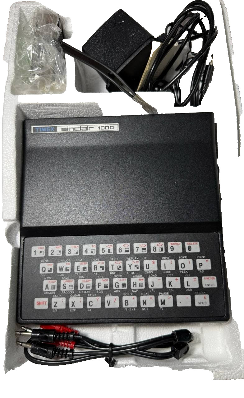 Timex Sinclair 1000 Personal Computer Vintage Home Microcomputer System Boxed
