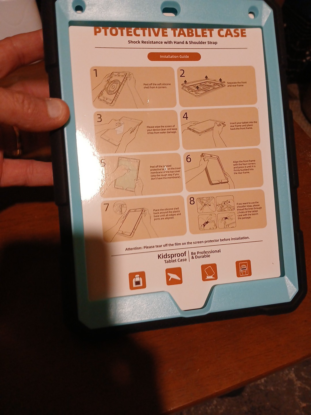 Protective Tablet Case 10x7