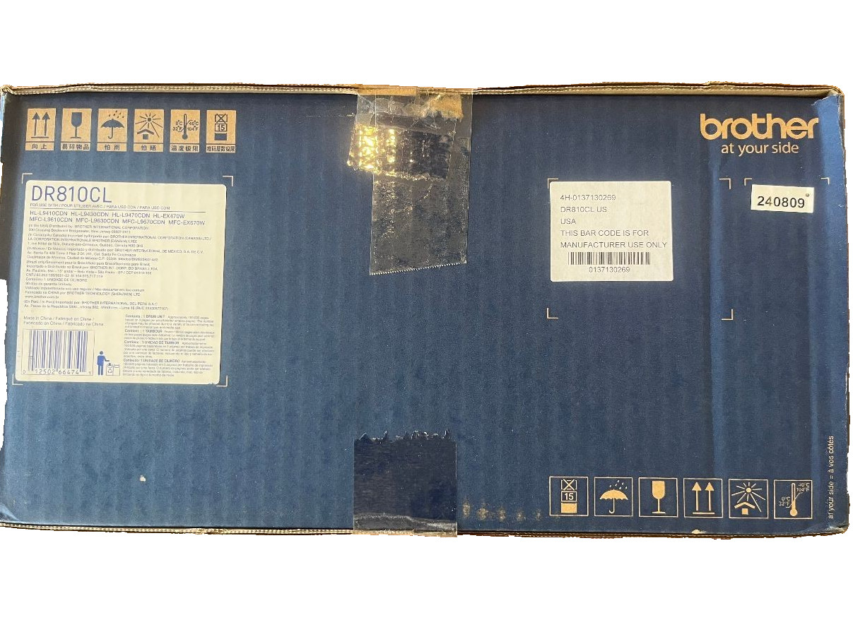 Brother DR810CL Drum Unit - Laser Print Technology - 100000 Pages