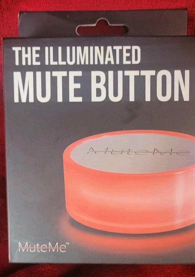 MuteMe, Illuminated Mute Button- Touch-Activated, USB, For Online Meeting/ Video