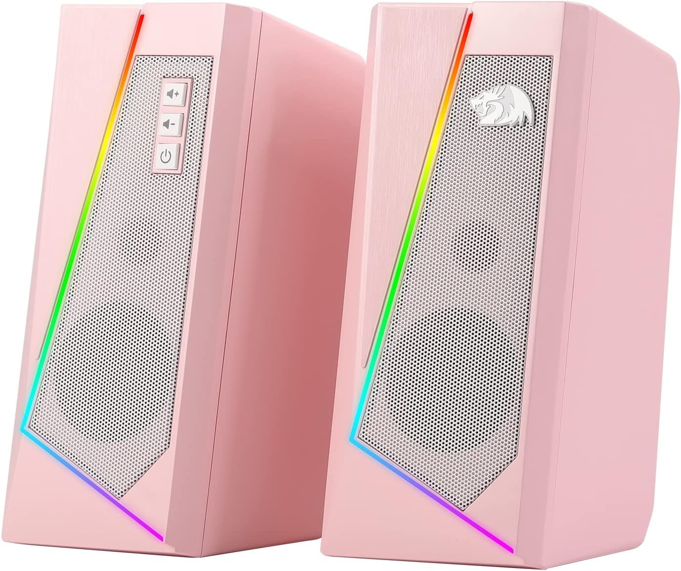 GS520 Wired 2.0 Channel Stereo Sound Desktop RGB Computer Speakers