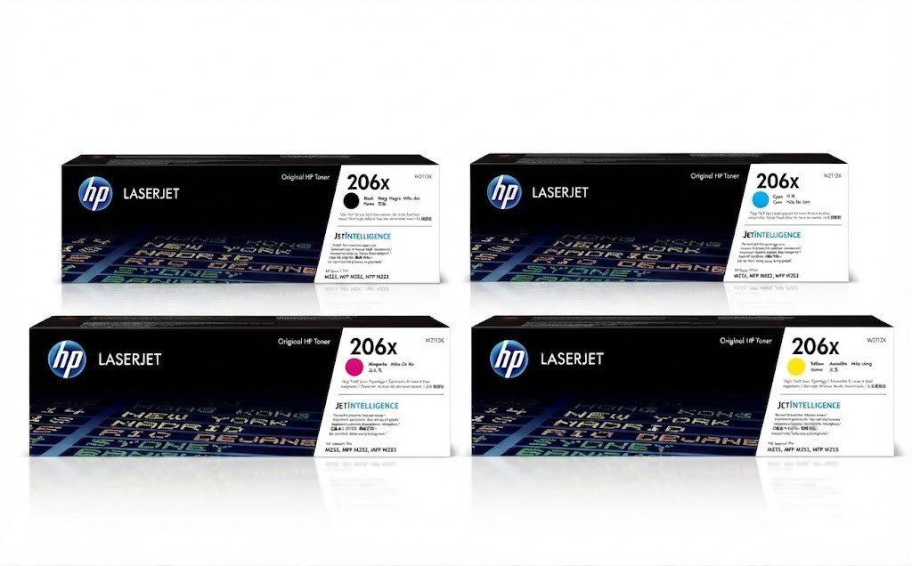New HP 206X Toner Set Compatible 4 Colour✅ W2110X-W2111X-W2112X-W2113X Fast Ship