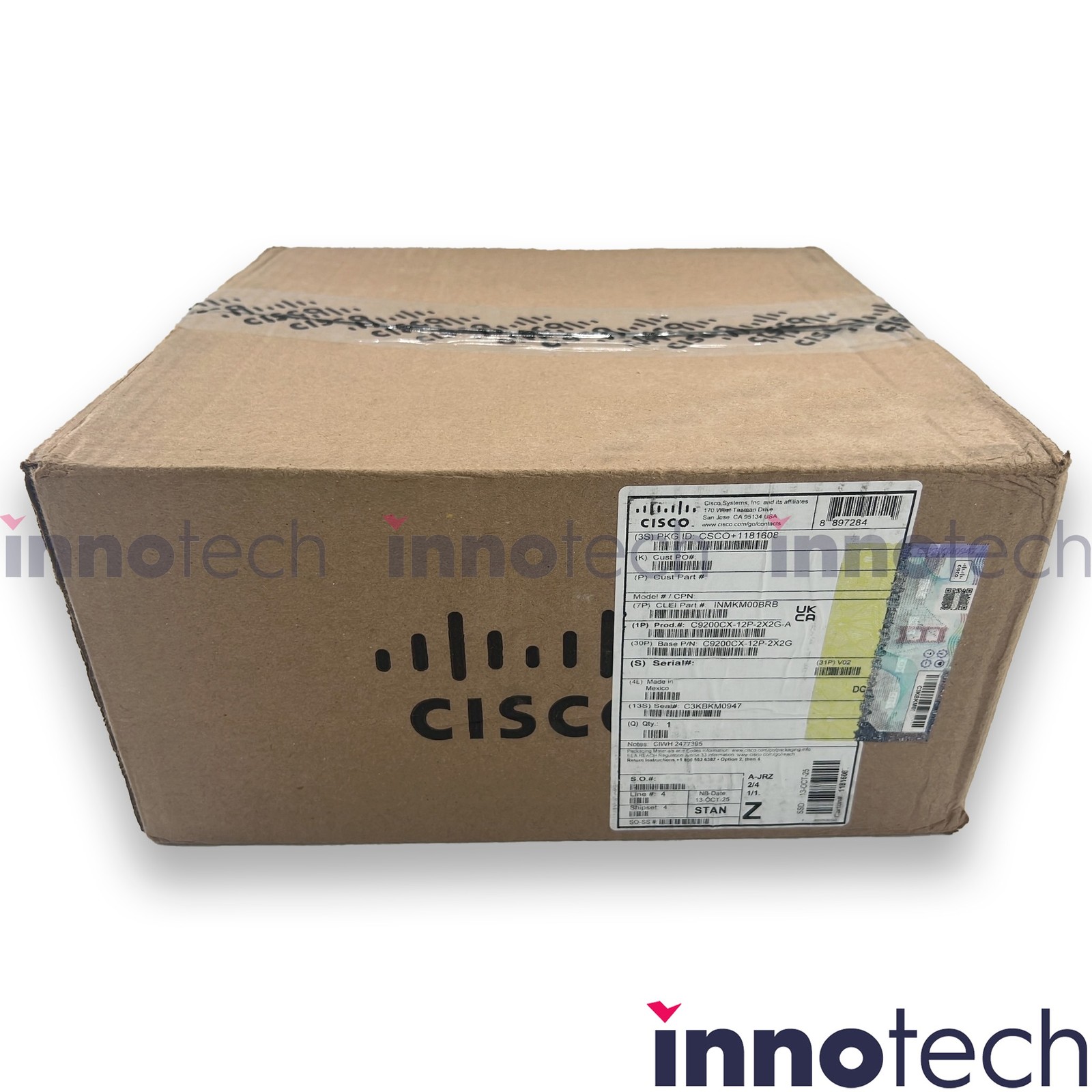 Cisco C9200CX-12P-2X2G-A Catalyst 12 Port 1G 2x10G and 2x1G Ethernet Switch New