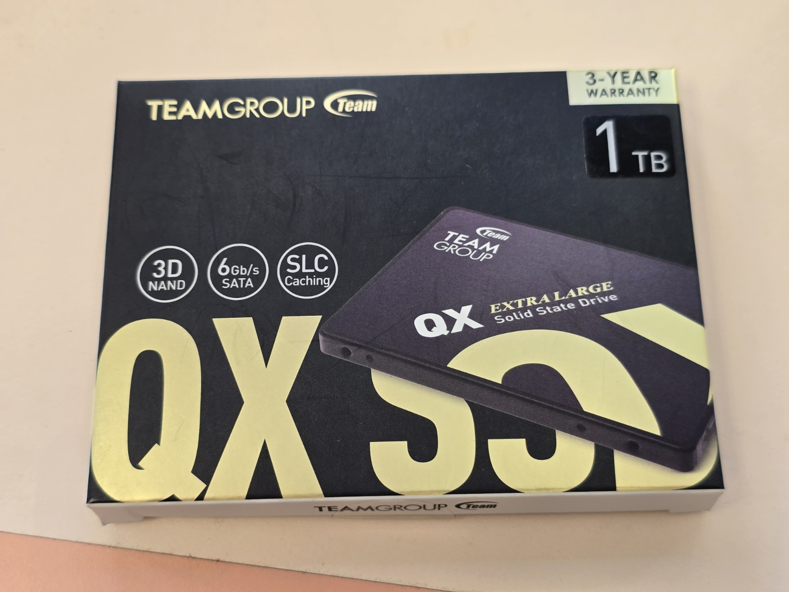 Team Group 1TB QX 2.5" SATA III 3D NAND Internal Solid State Drive (SSD)