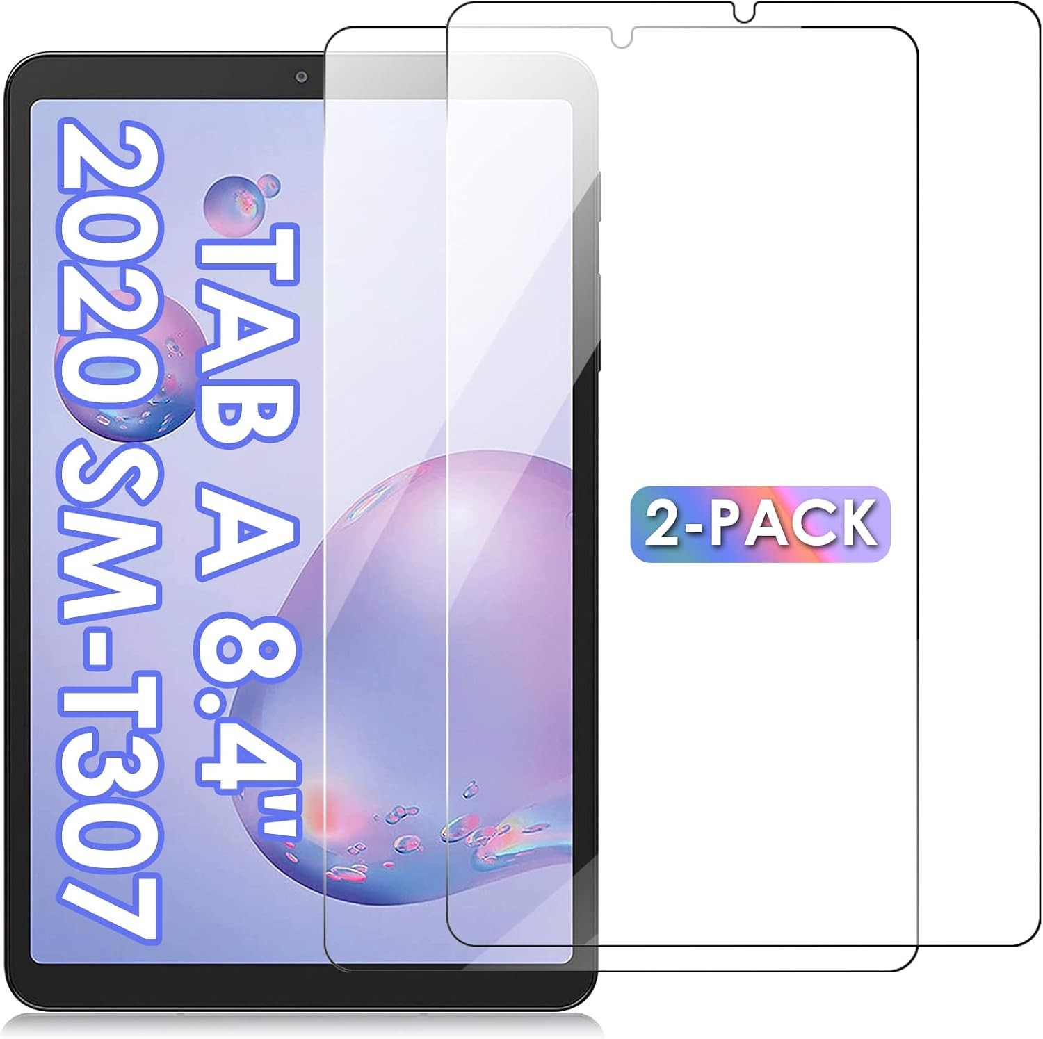 2-Pack Screen Protector for Samsung Galaxy Tab A 8.4 inch 2020, Anti-Scratch
