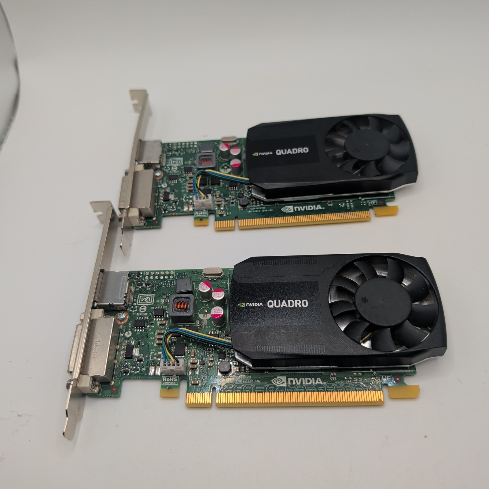 NVIDIA Graphics Card 2GB Black Quadro K620 Workstation GPU DisplayPort DVI Pair
