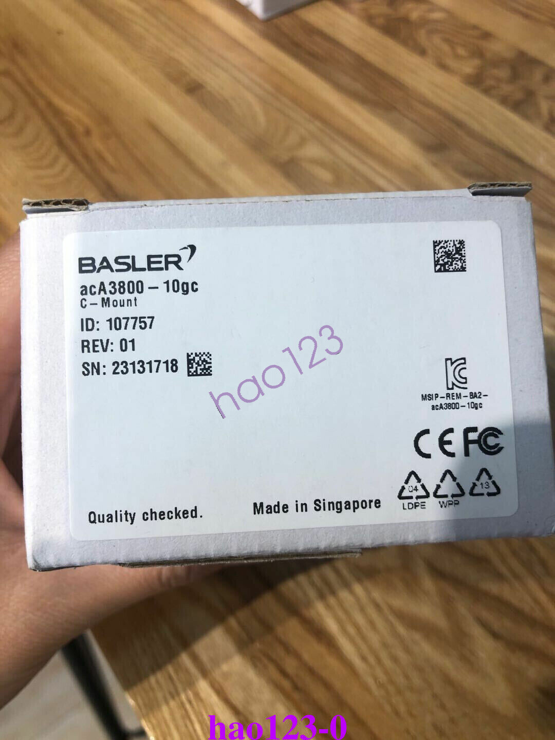 1Pcs NEW BASLER Industrial Video Camera  acA3800-10gc(DHL/FedEx)