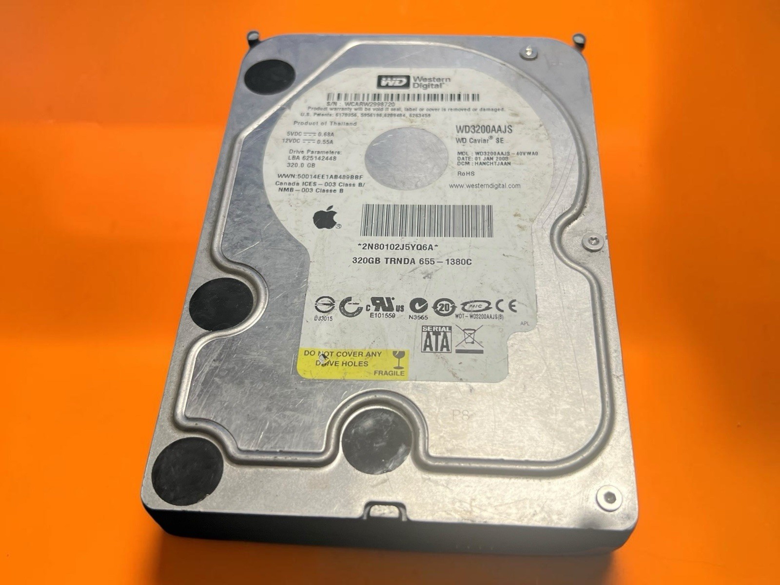 Western Digital WD3200AAJS-00L7A0 320GB 3.5" SATA HDD