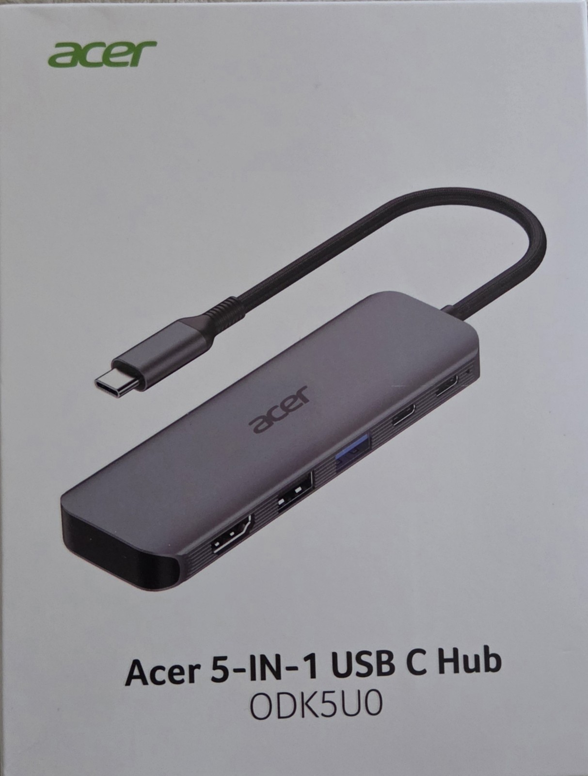 Acer 5-in-1 USB-C Hub Adapter ODK5UO