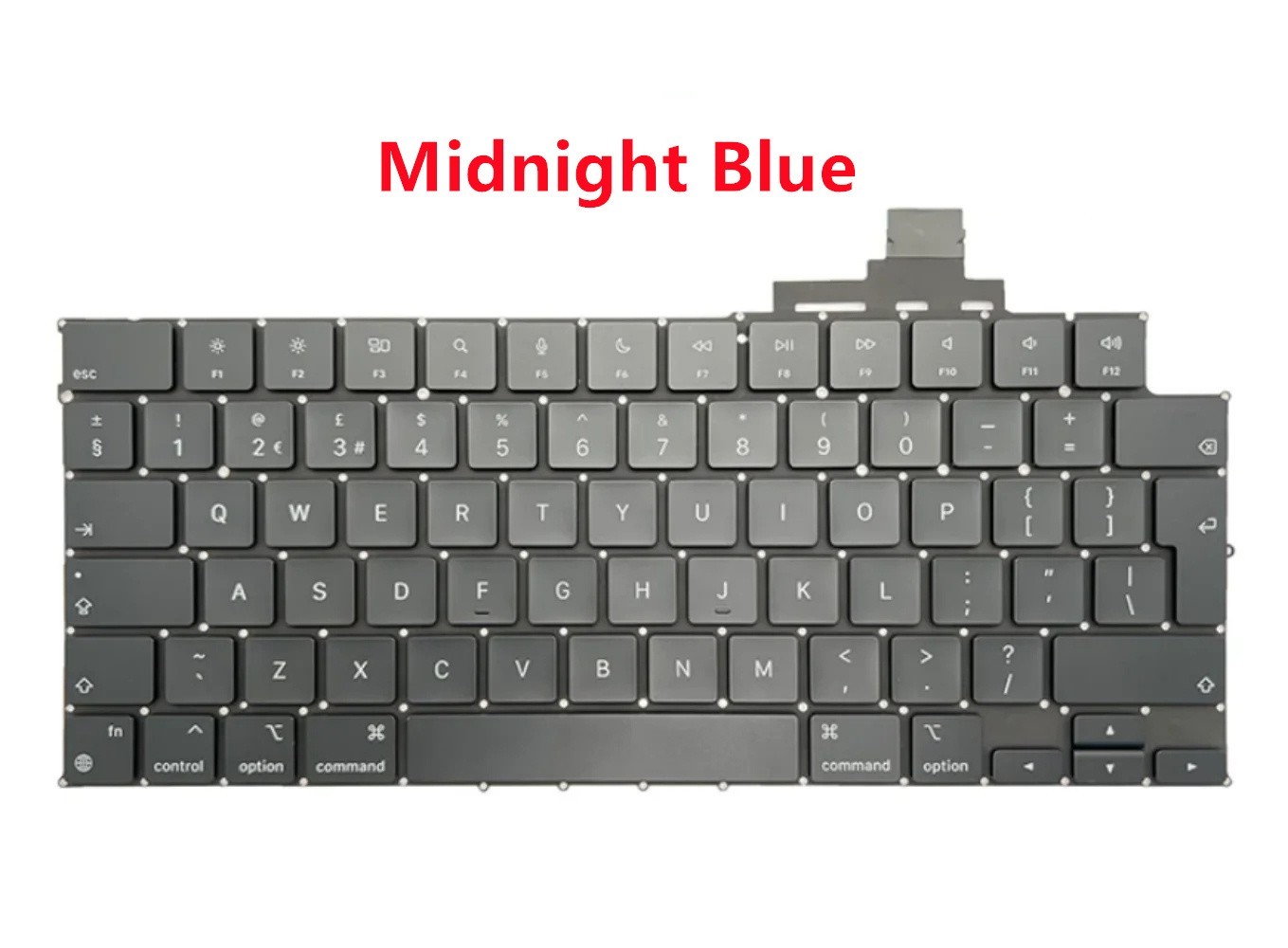NEW Keyboard UK Layout For MacBook Air 13" M4 A3240 2025 Year Midnight Blue
