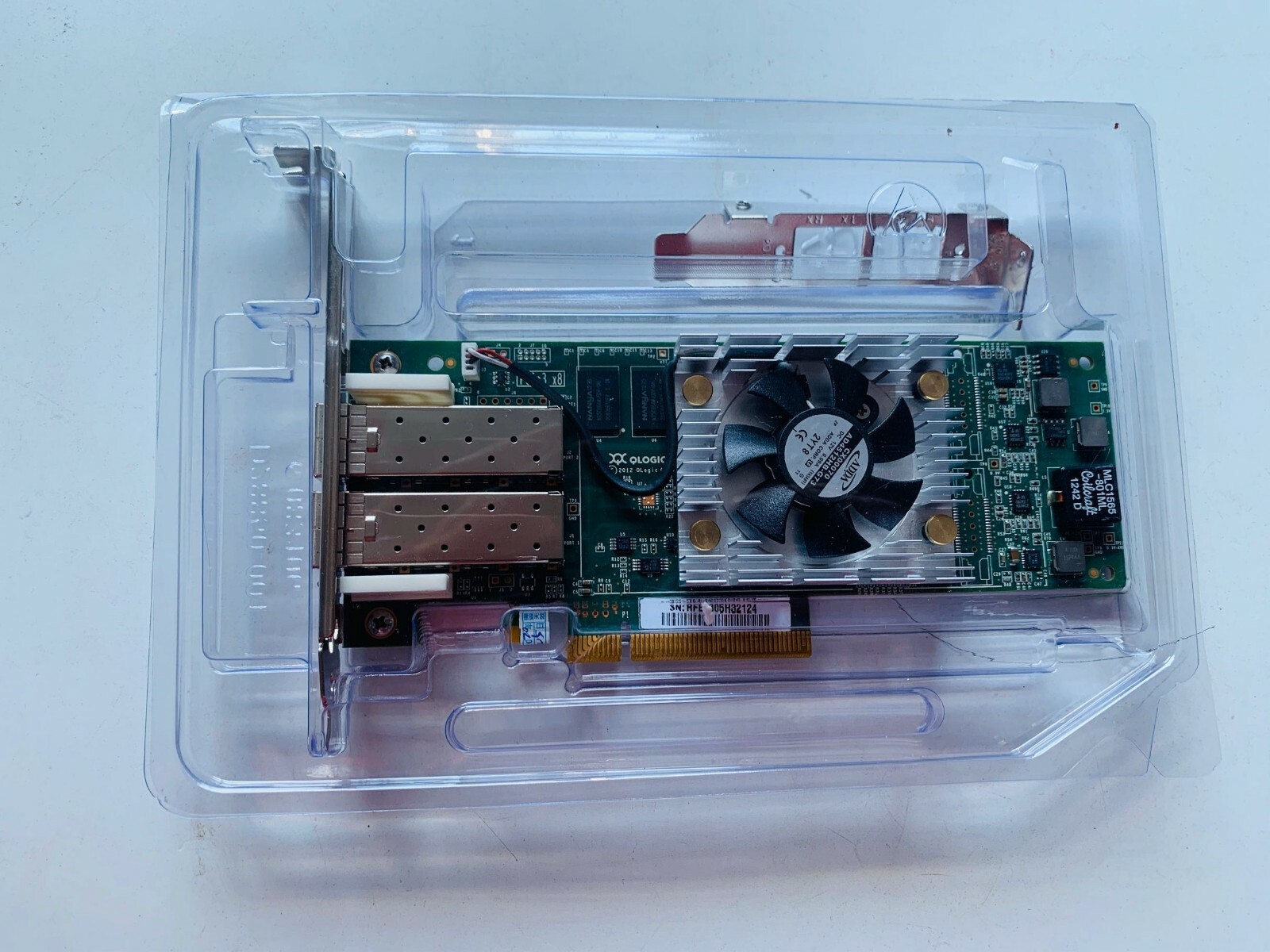 Dell QLOGIC QLE8262 10GBE SFP+ 2Ports PCIeX8 HBA Network Adapter P11VC 0P11VC