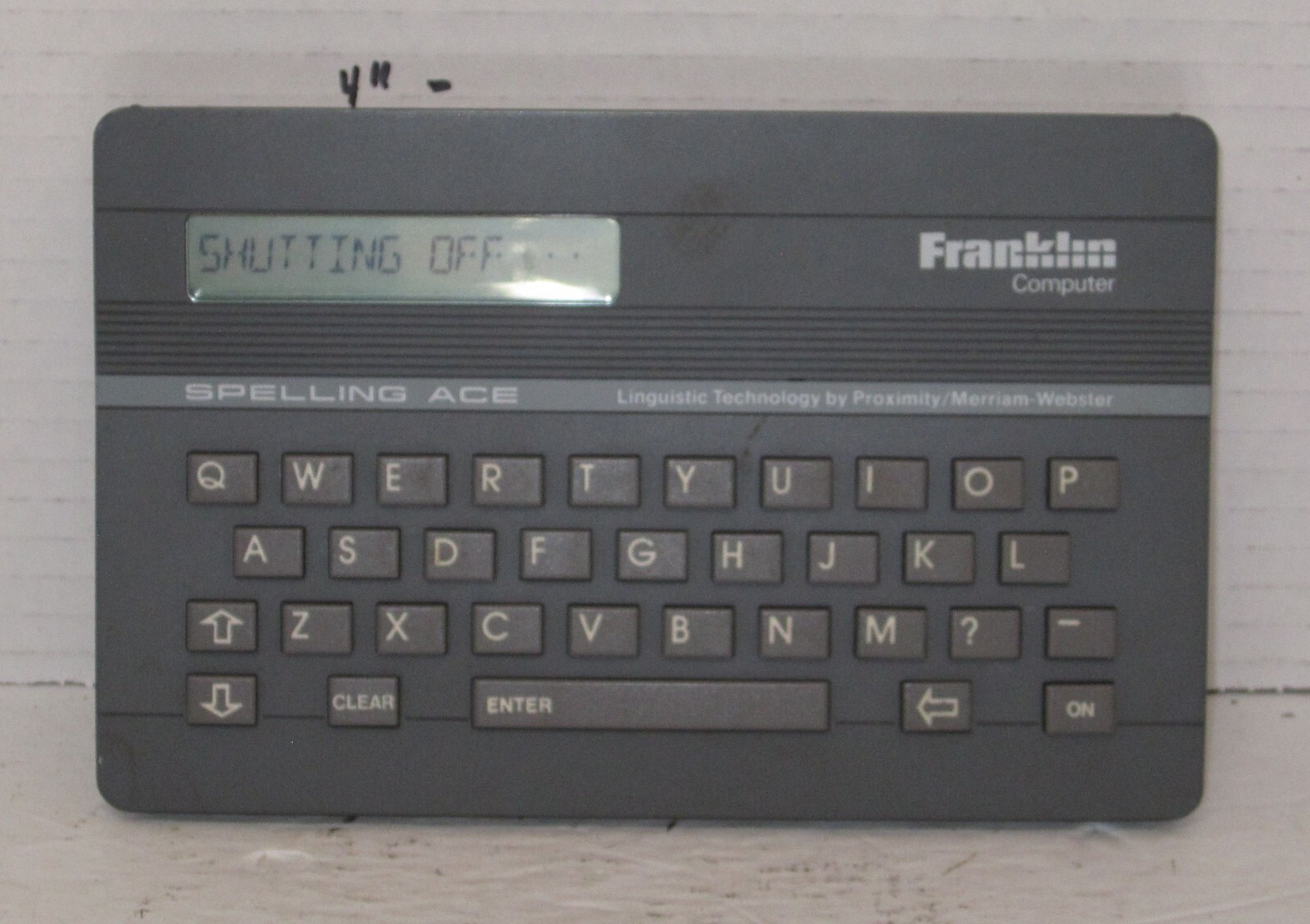 Vintage Franklin Computer Spelling Ace Linguistic Technology by Merriam-webster