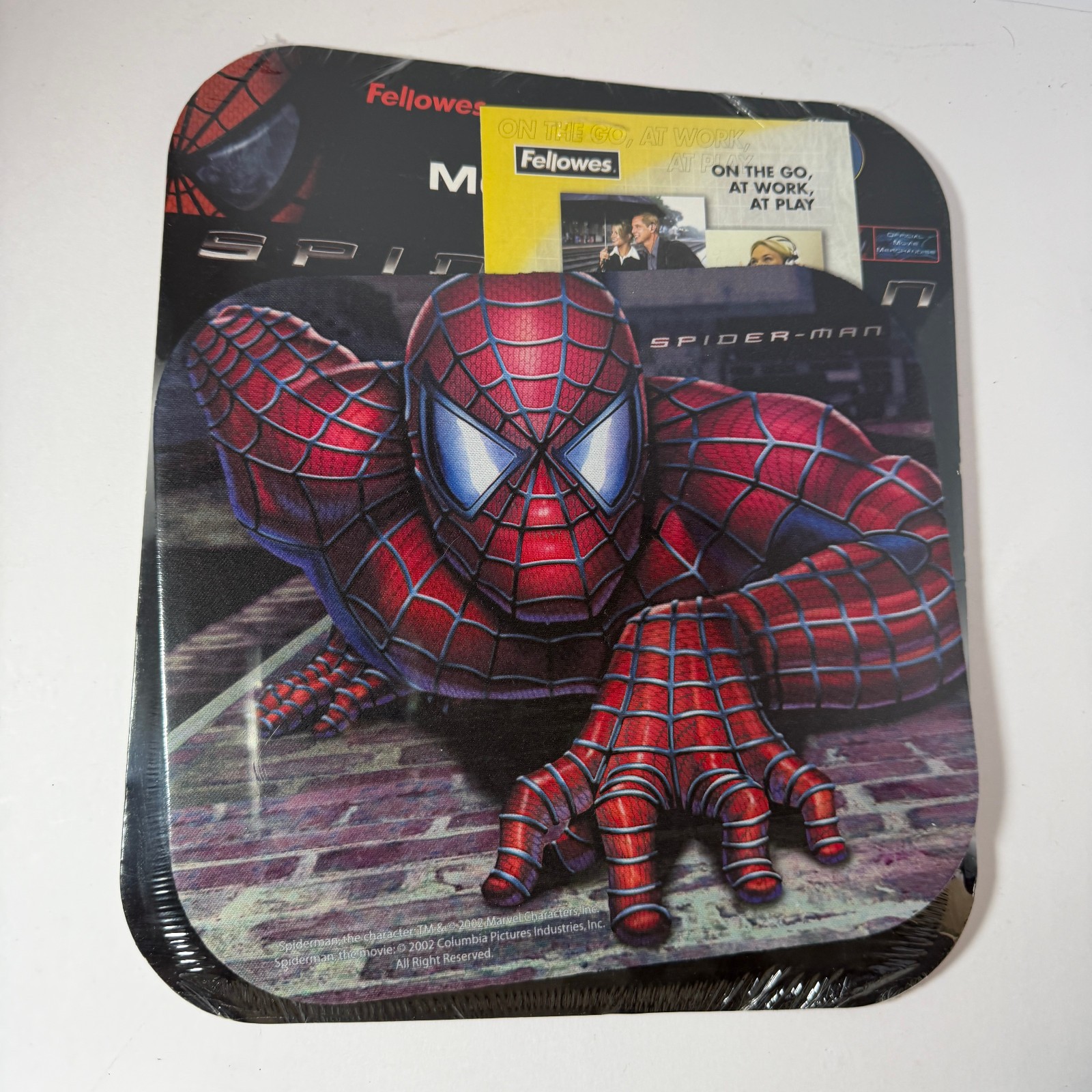 Vintage Marvel Fellowes Spider Man Mouse Pad 2002 New Sealed