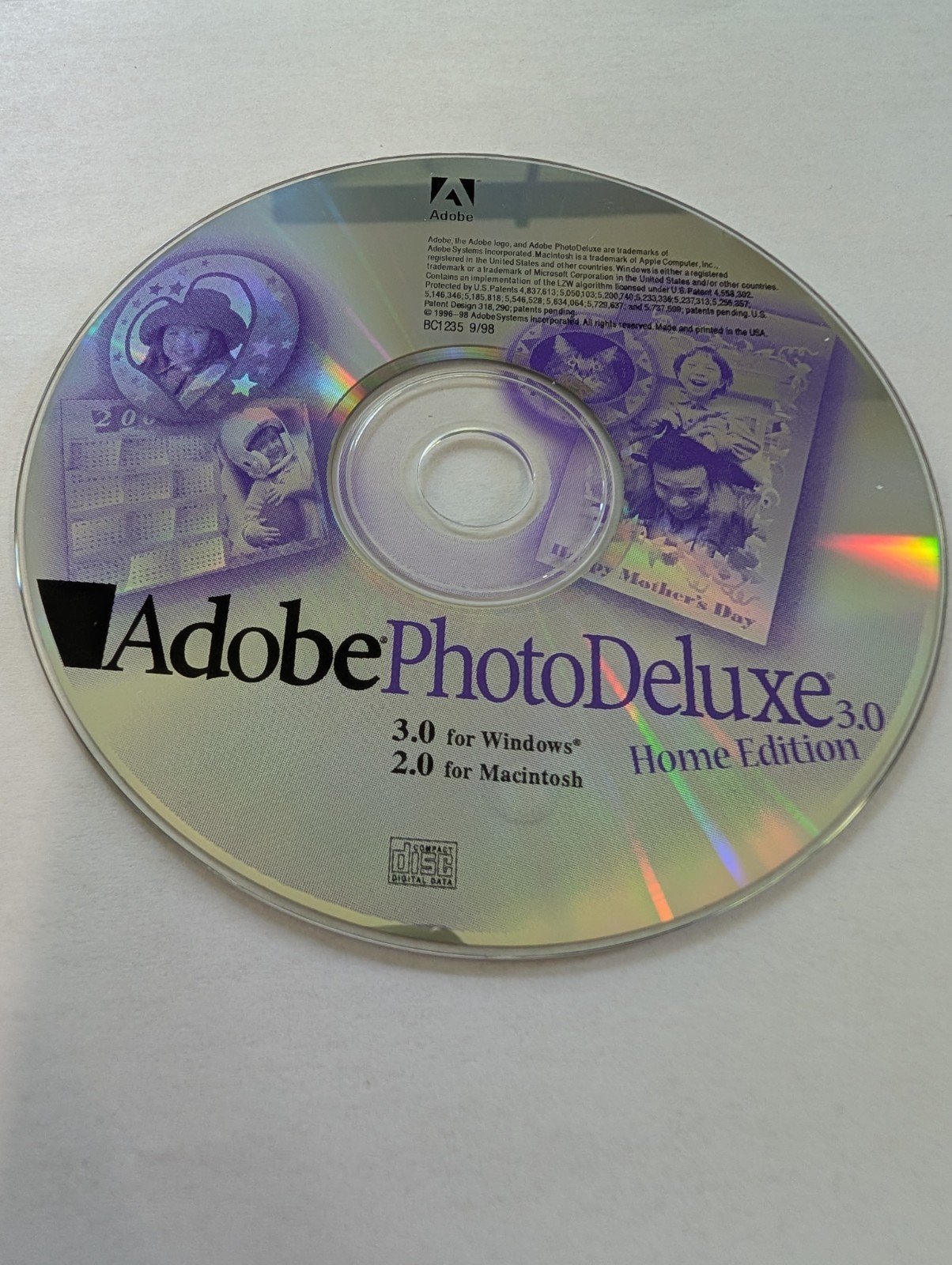 Adobe PhotoDeluxe 3.0 Home Edition, Image Editing for Windows and Macintosh