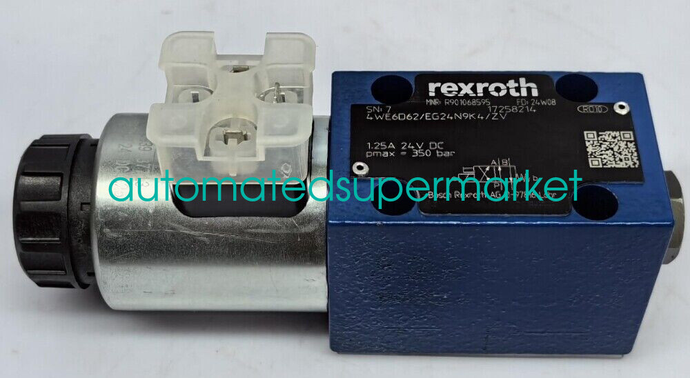 Rexroth R901068595 4WE6D62/EG24N9K4/ZV Solenoid directional valve by DHL/FedEX