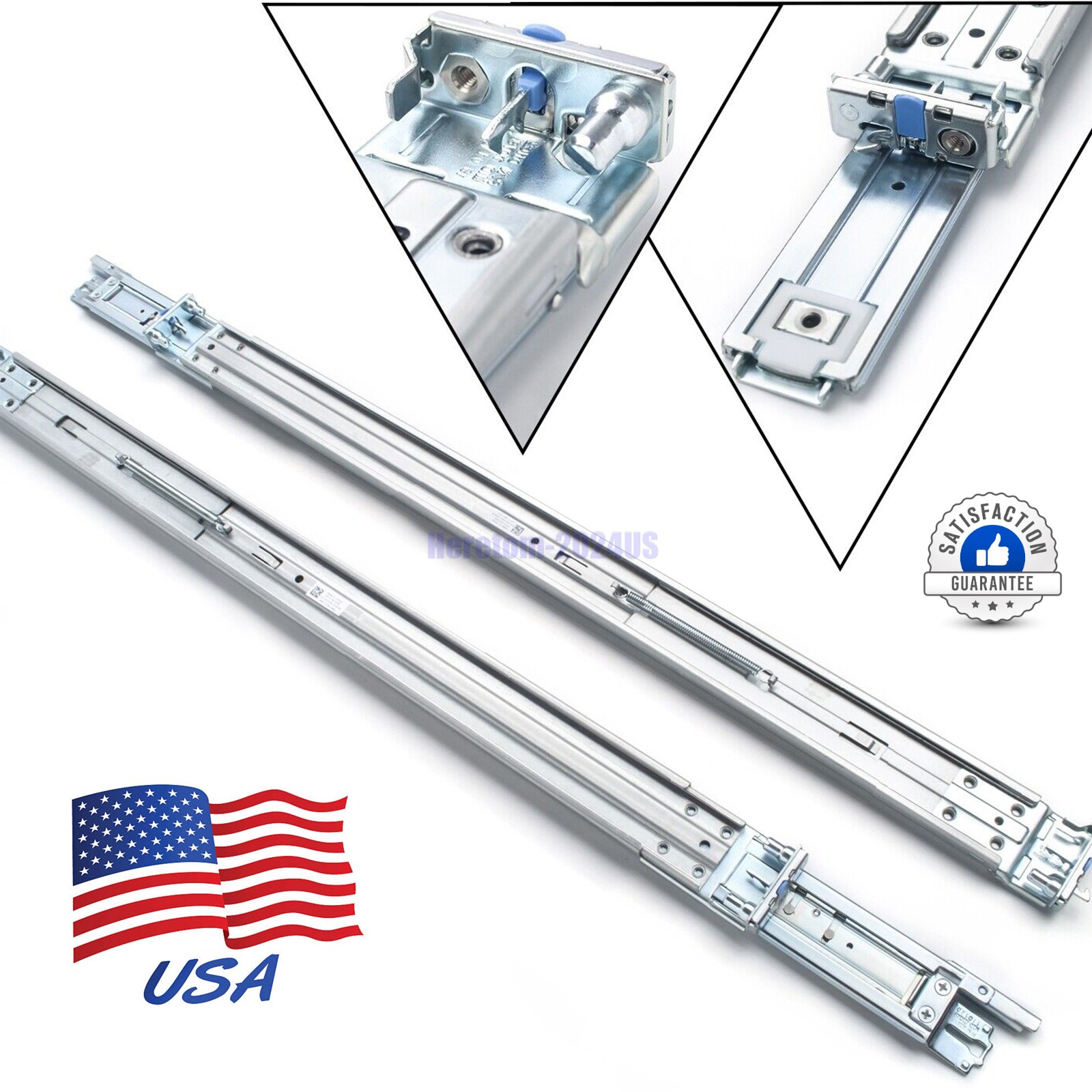 NEW Dell Poweredge R420 R430 R620 R630 R640 1U Sliding Ready Rails II A7 81WCD