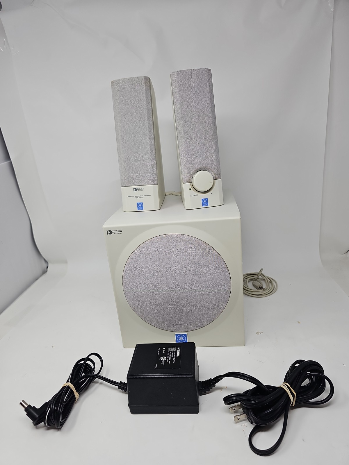 Yamaha Powered Multimedia Speakers - Model YST-MS201 / With Power Supply/ Used