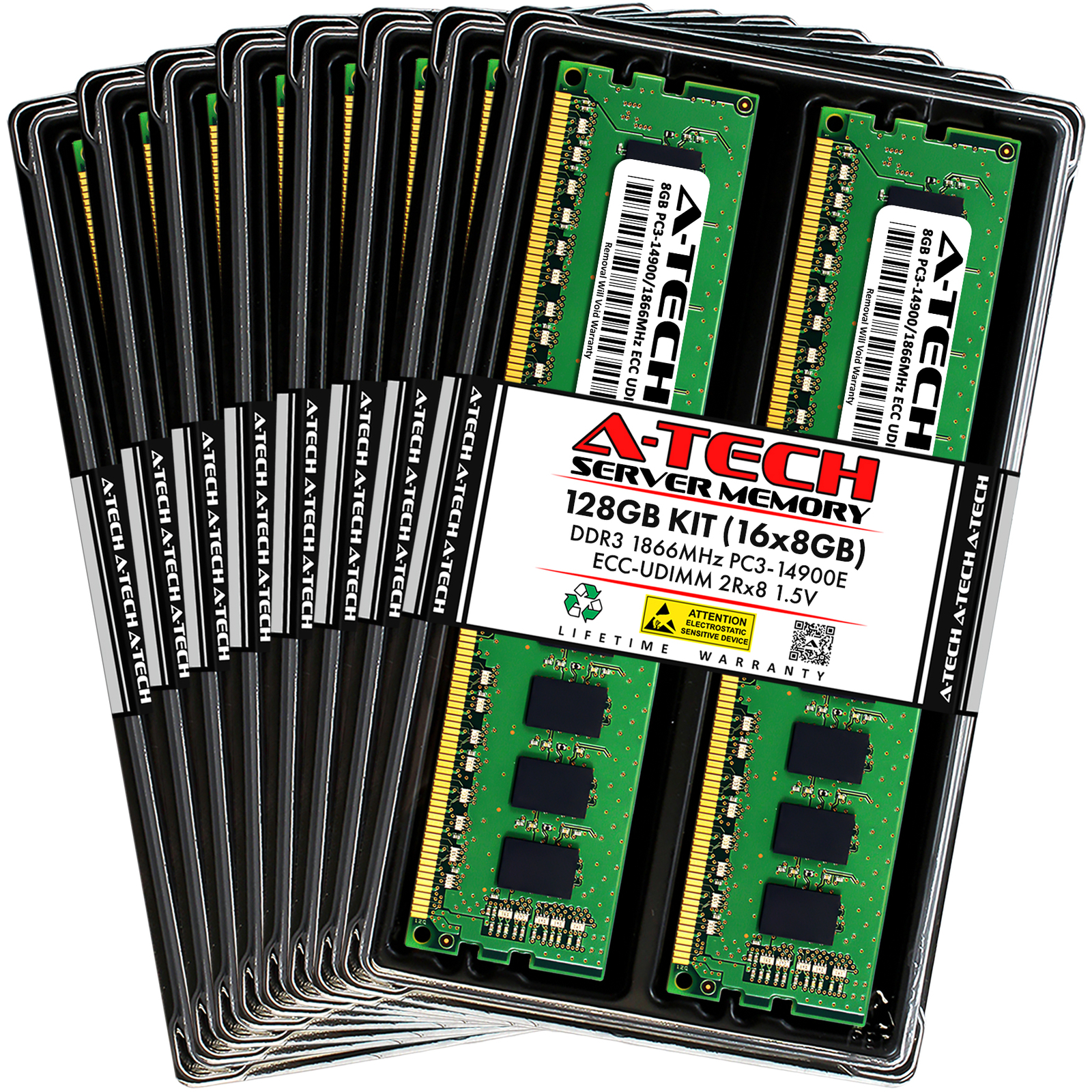 128GB 16x 8GB PC3-14900E ECC UDIMM ASUS RS720-E7/RS12 RS720-E7/RS12-E Memory RAM